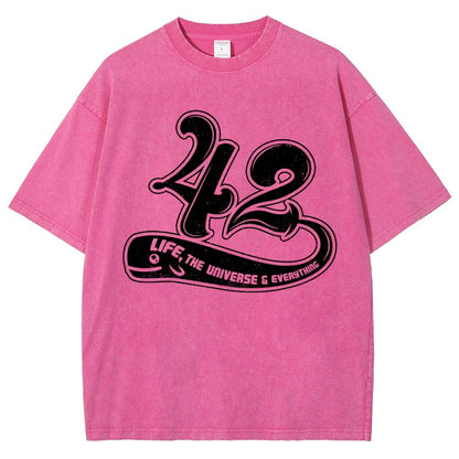 42 Life Vintage Distressed T-shirt