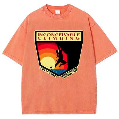 Inconceivable Climbing Vintage Distressed T-shirt