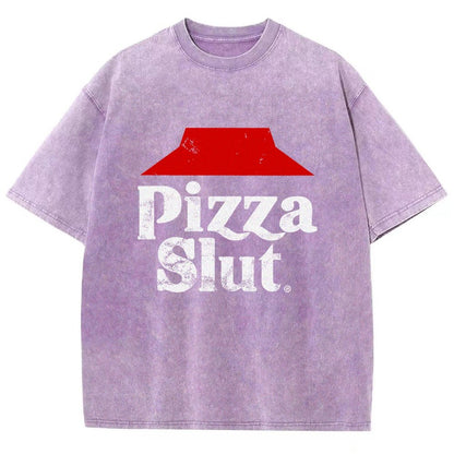 Pizza Slut Vintage Distressed T-shirt