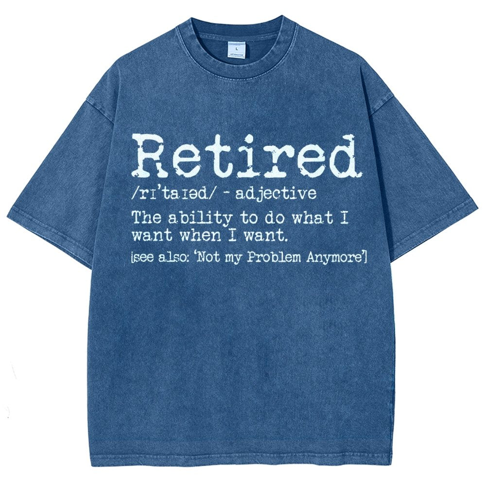 Fun Programming Programs For Retirement Vintage Distressed T-shirt