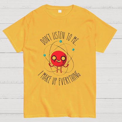 Funny Science Never Trust An Atom Geeky T-Shirt