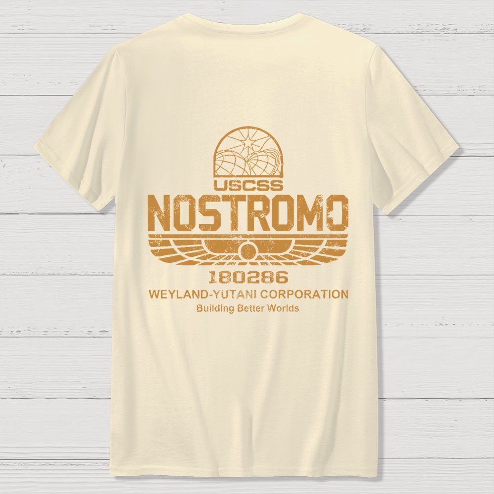 Mystery Ship Front And Back Printing Geek T-Shirt