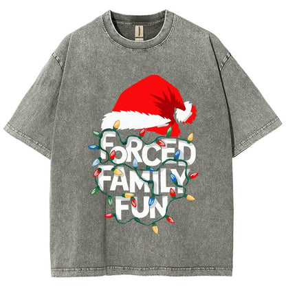 Forced Family Fun Vintage Distressed T-shirt
