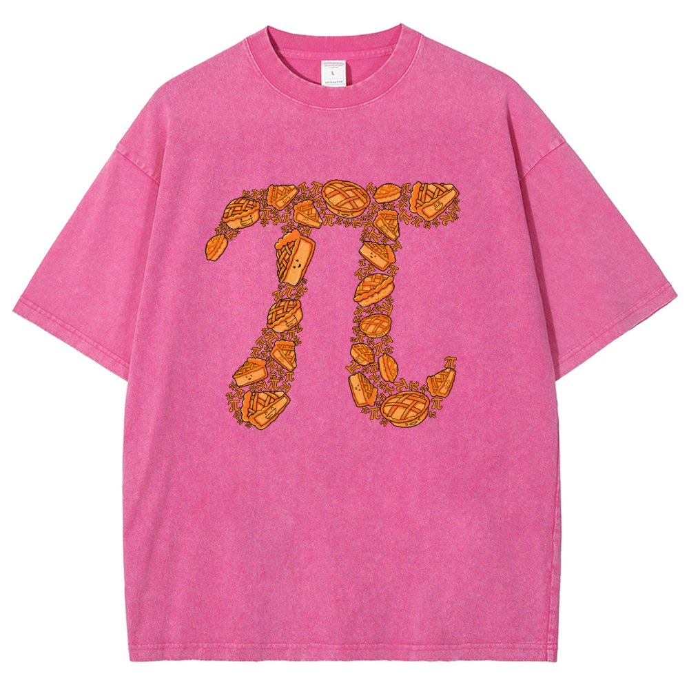 Doodle Pi Vintage Distressed T-shirt