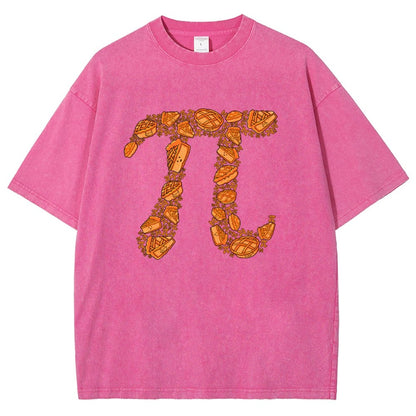 Doodle Pi Vintage Distressed T-shirt
