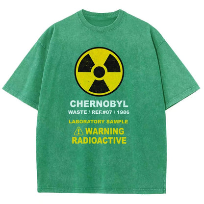 Chernobyl Warning Vintage Distressed T-shirt