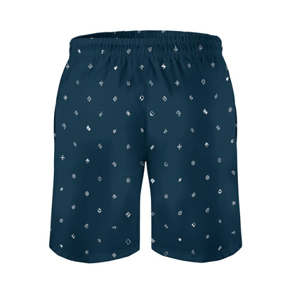 IT Icon Blue Geek Shorts