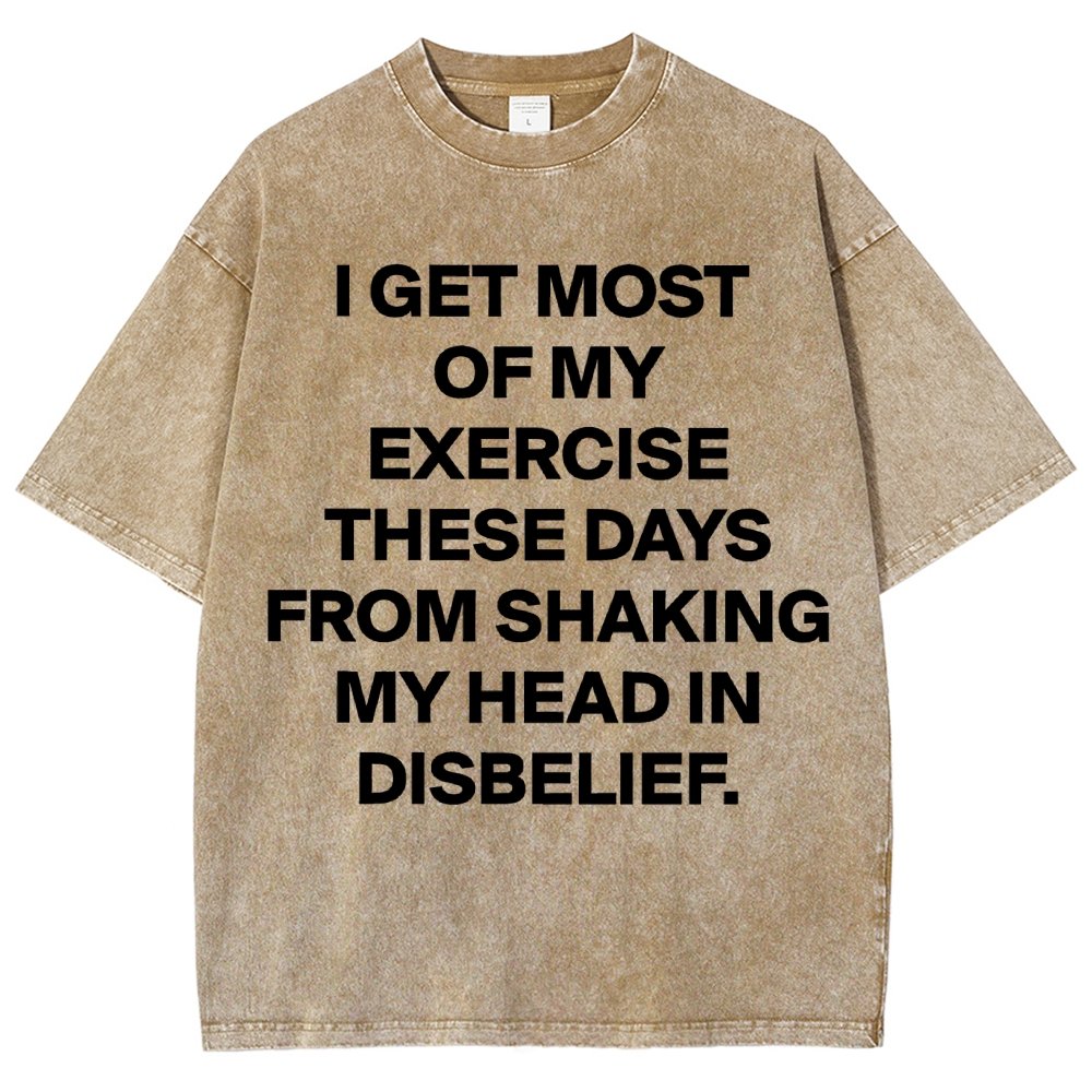 Shaking My Head Sarcastic Vintage Distressed T-shirt