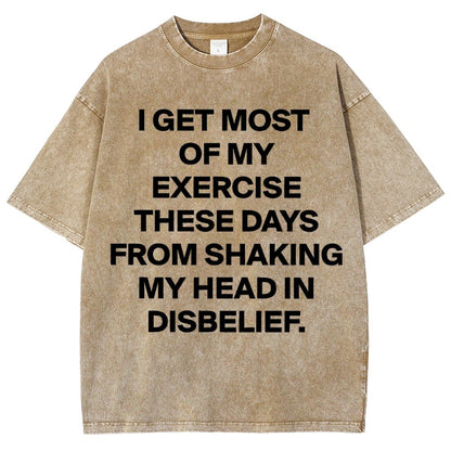 Shaking My Head Sarcastic Vintage Distressed T-shirt