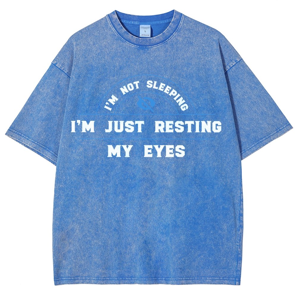 Just Resting My Eyes Vintage Distressed T-shirt