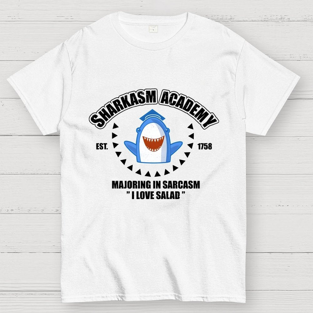 Sharkasm Academy Unisex Geek T-Shirt