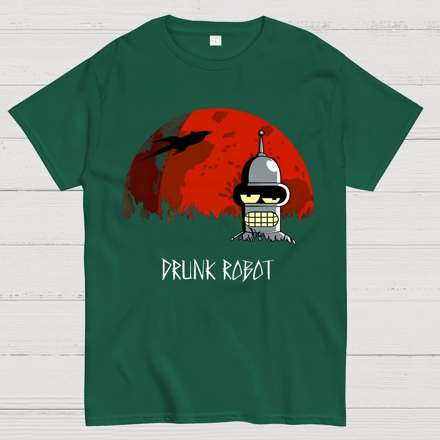 Drunk Robot Geek T-Shirt