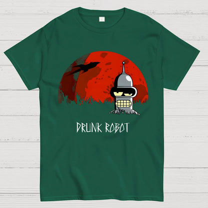 Drunk Robot Geek T-Shirt