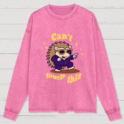Can't touch this Washed Long Sleeve Tee