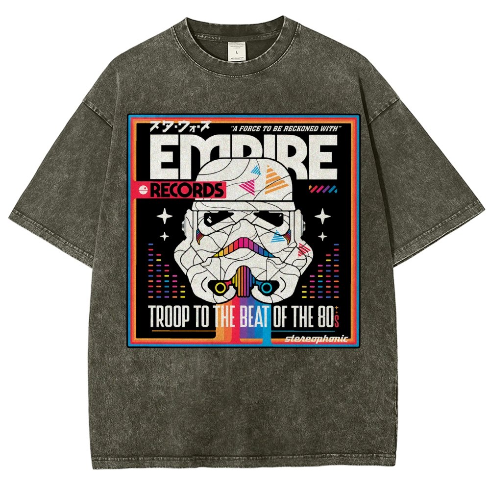 Troop to the Beats Vintage Distressed T-shirt