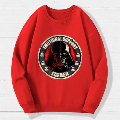 Emotional Support Father Geek Cotton Sweatshirt