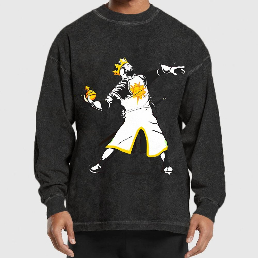 Holy Hand Grenade Washed Long Sleeve Tee