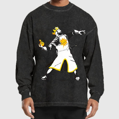 Holy Hand Grenade Washed Long Sleeve Tee