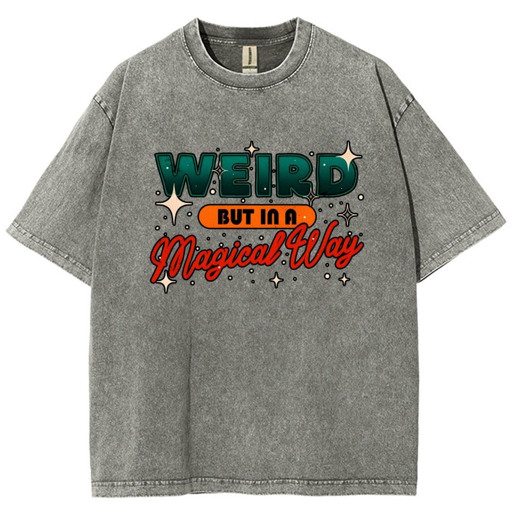 Weird But In A Magical Way Vintage Distressed T-shirt