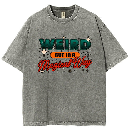 Weird But In A Magical Way Vintage Distressed T-shirt