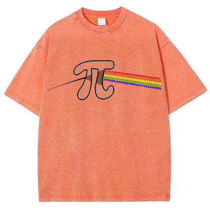 Pi Flow Vintage Distressed T-shirt
