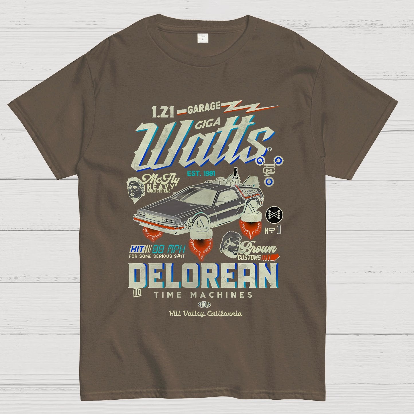 Gigawatts Garage Remix Geek T-Shirt