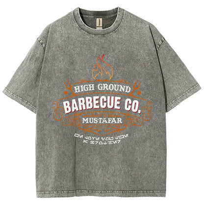 High Ground BBQ Vintage Distressed T-shirt
