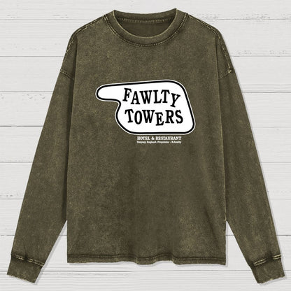 Don’t Mention The War  Washed Long Sleeve Tee