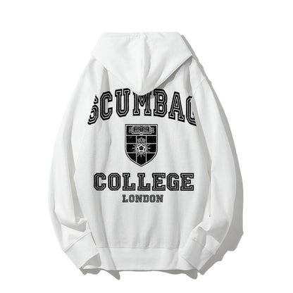 Scumbag College Unisex Printed Back Unisex Cotton Hoodie