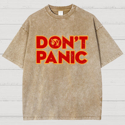 Dont Panic Vintage Distressed T-shirt