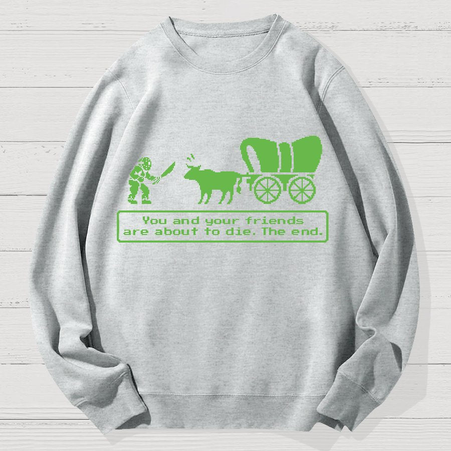 Oregon Horror Trail Geek Cotton Sweatshirt