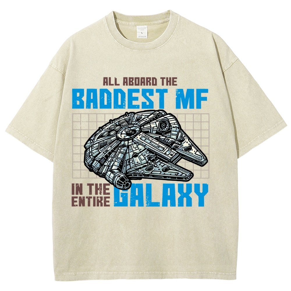 Baddest in the galaxy Vintage Distressed T-shirt