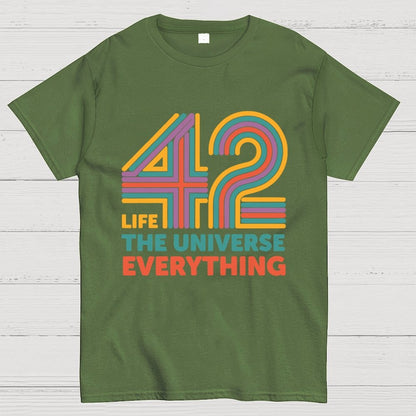 42 Life The Universe Everything Unisex Geek T-Shirt 2508002134
