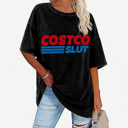 Costco Slut Vintage Distressed T-shirt