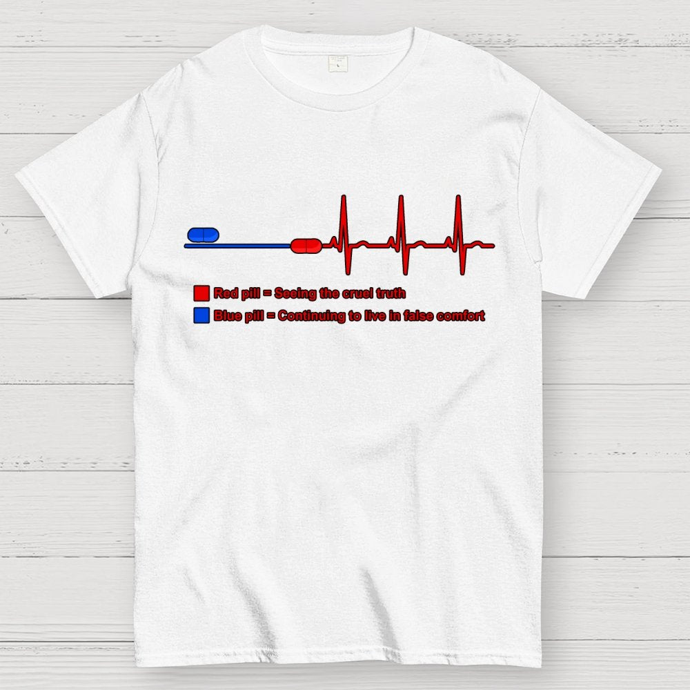 Red pills and blue pills Geek T-Shirt