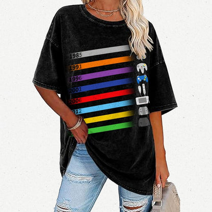 ConsoleEvolution Vintage Distressed T-shirt
