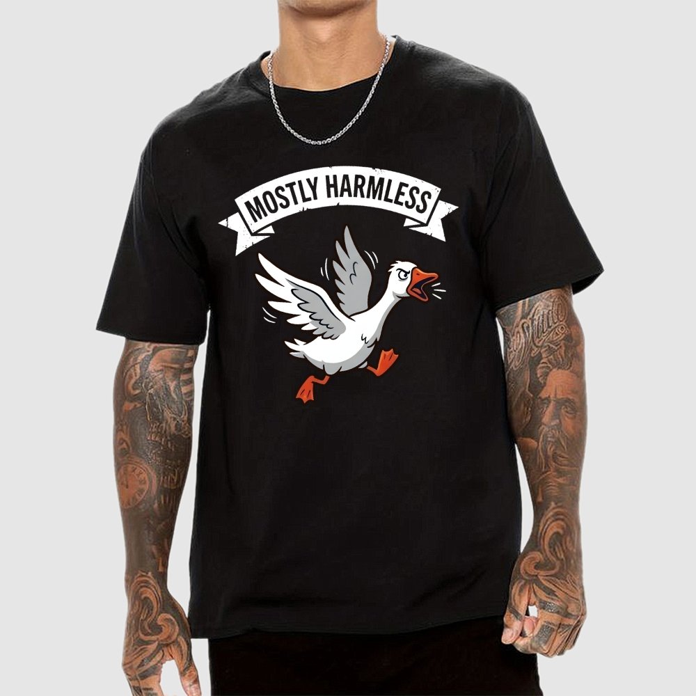 Mostly Harmless Art Print Geek T-Shirt