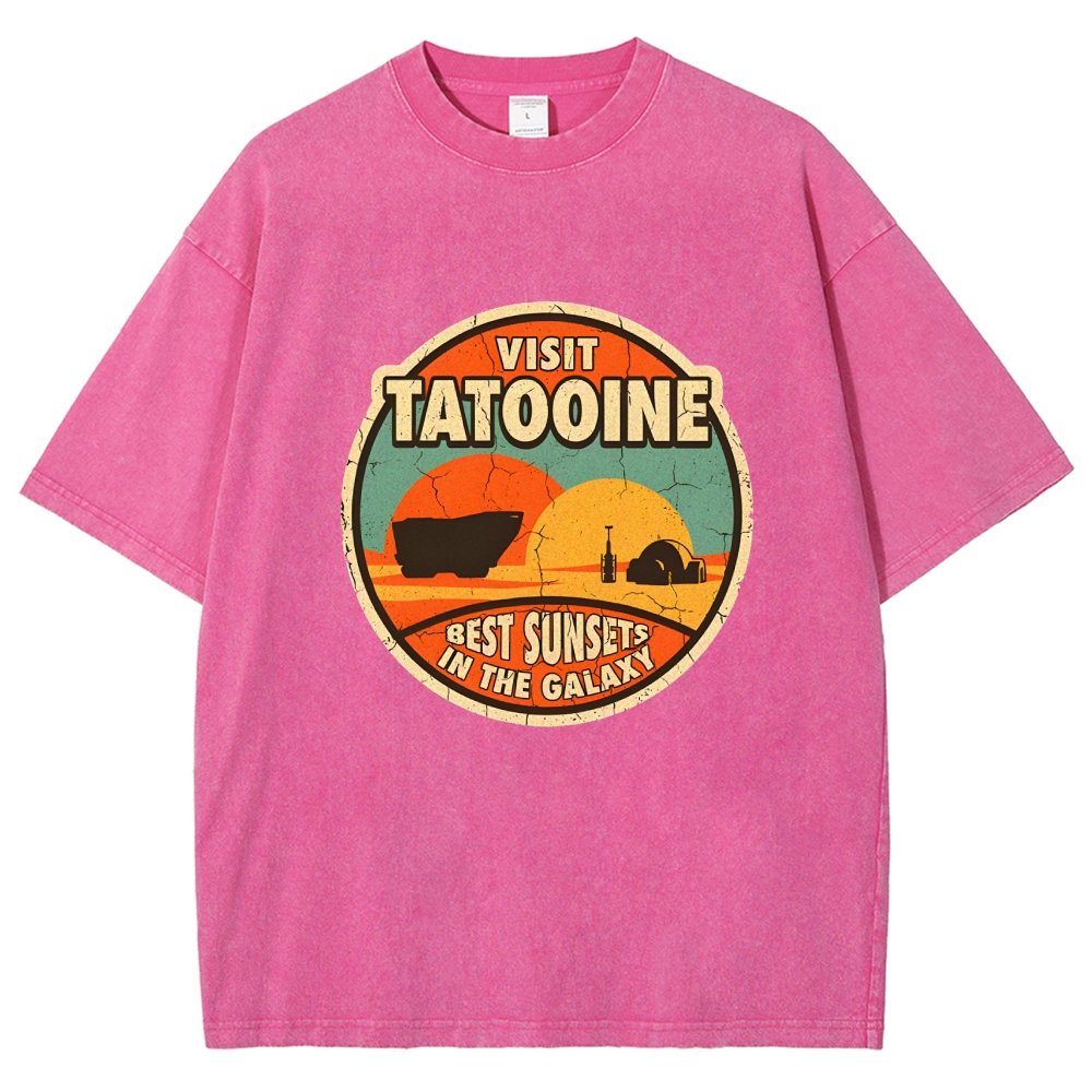 Best Sunsets In The Galaxy Vintage Distressed T-shirt