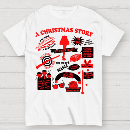 Christmas Story Quotes Geek T-Shirt