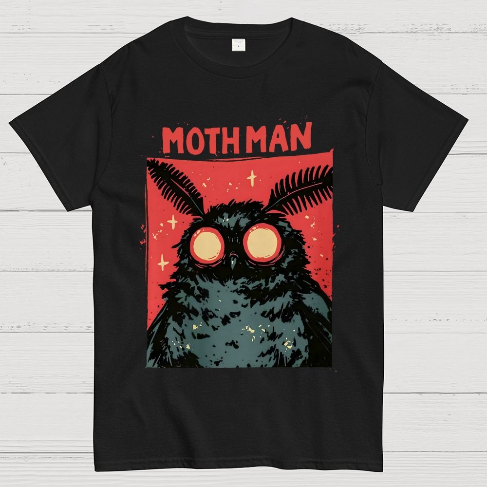 Cryptid Mothman Unisex Geek T-Shirt