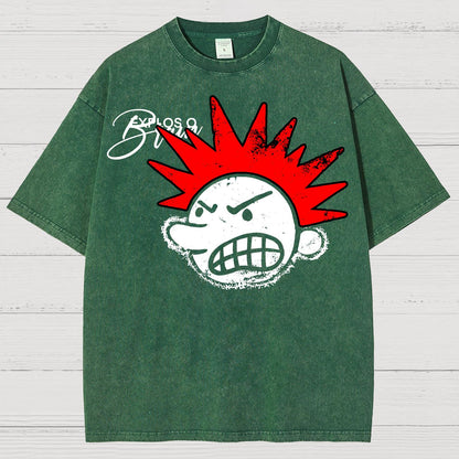 The Brain Explodes Vintage Distressed T-shirt