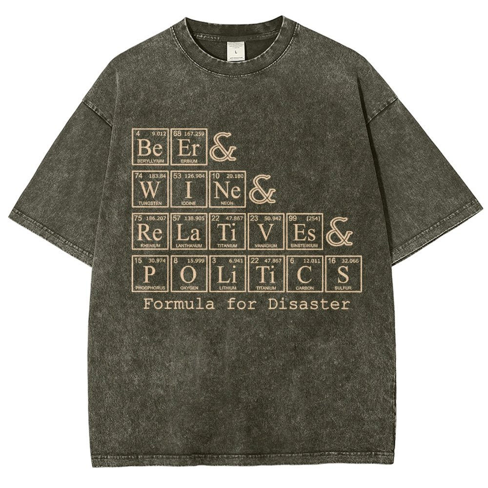 Formula For Disaster Vintage Distressed T-shirt