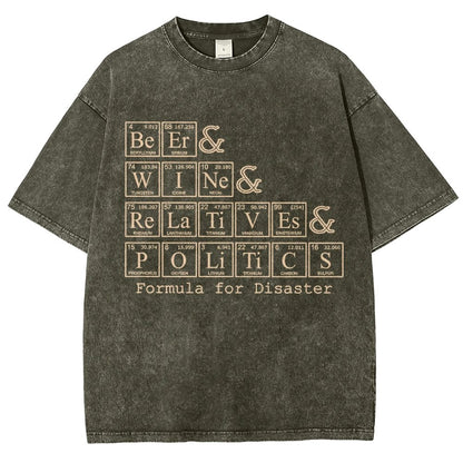Formula For Disaster Vintage Distressed T-shirt