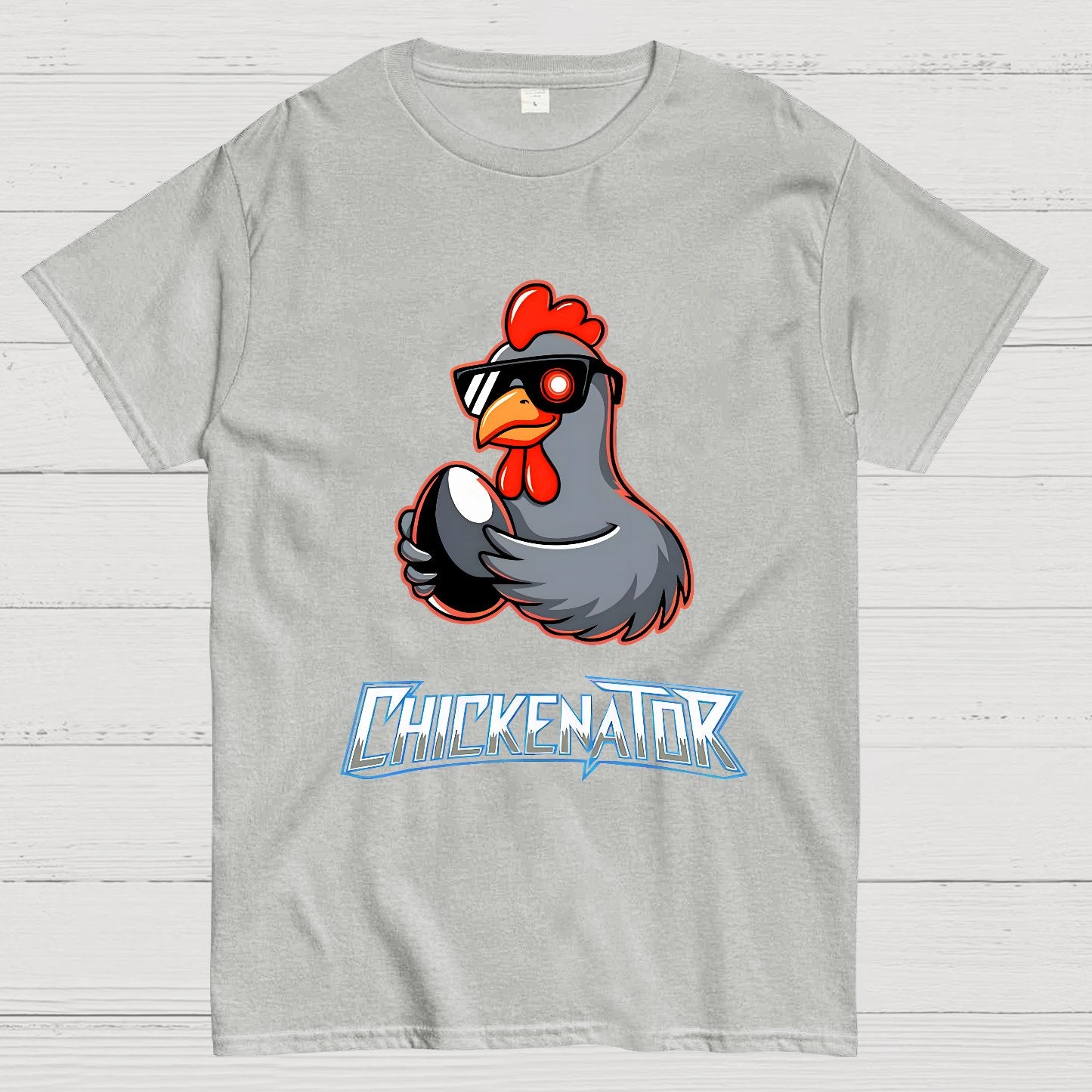 Chickenator, The Future Chicken Geek T-Shirt