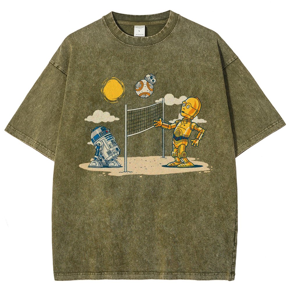 A New Serve Vintage Distressed T-shirt