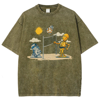 A New Serve Vintage Distressed T-shirt