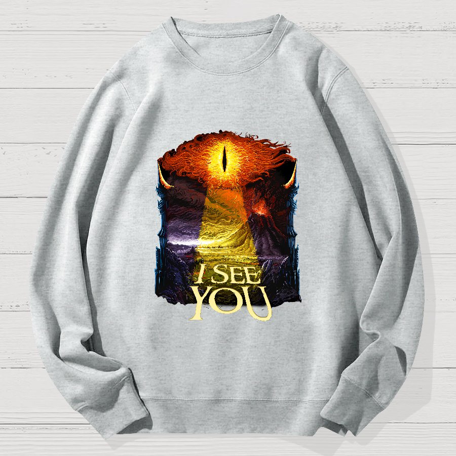 I See You Geek Cotton Sweatshirt