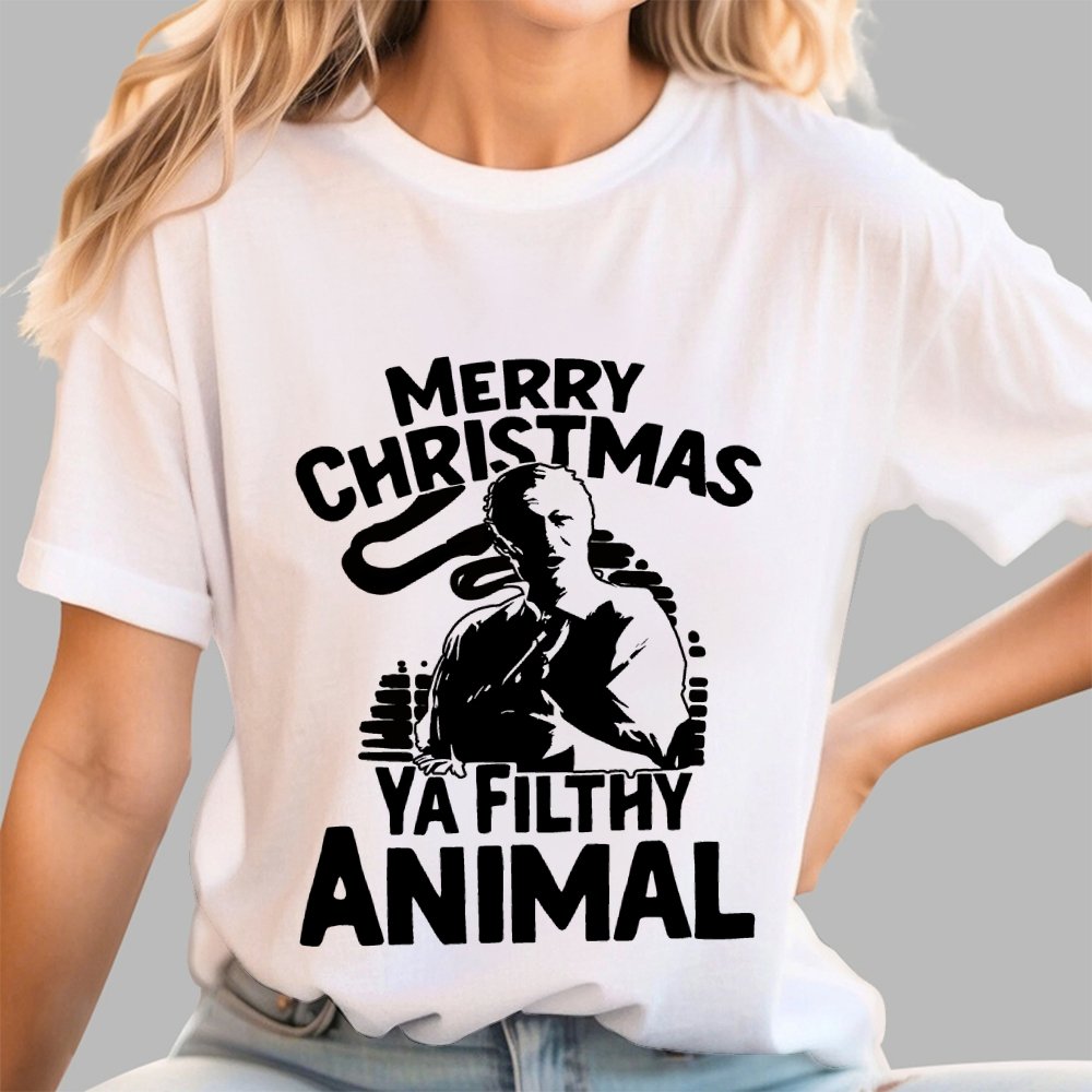 Merry Christmas Ya Filthy Animal Geek T-Shirt