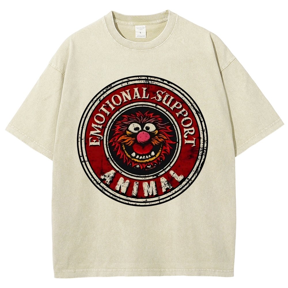 Emotional Support Animals Vintage Distressed T-shirt