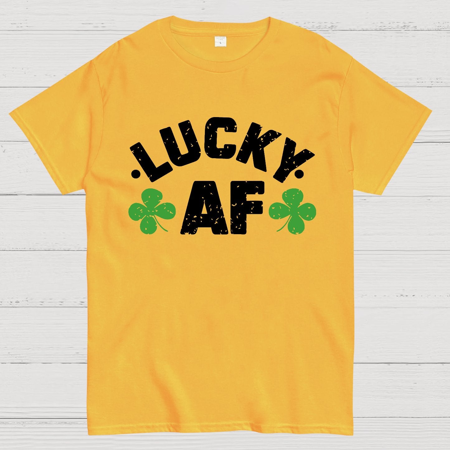 Lucky Af St. Patrick's Day Geek T-Shirt
